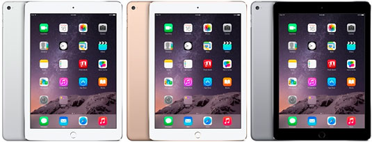 iPad Air 2 Color Options