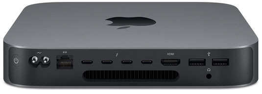 Mac mini 2018 Ports & Connectors