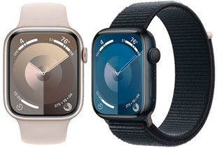 Apple Watch Series 9 (Aluminum, GPS, 45 mm) Specs (Watch Series 9 45 mm,  MR9G3LL/A*, Watch7,2, A2980*, 8398*)