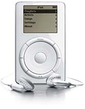 iPod (Original/Scroll Wheel) 5 GB, 10 GB Specs (iPod (Original