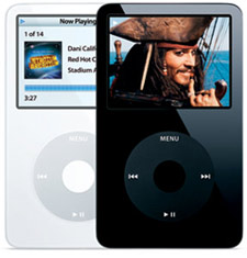 Apple iPod Classic 5th Gen Black 30GB MA446LL/A AAC WAV MP3 Video Player 