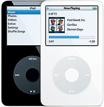 iPod 5th Gen (with Video) 30 GB, 60 GB Specs (iPod with Video 