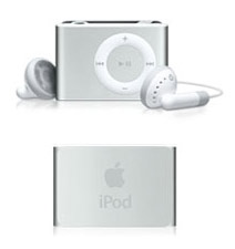A1204 Good Condition 1 GB Apple iPod Shuffle 2nd Generation Silver 