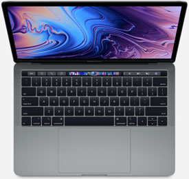 Apple MacBook Pro 13-Inch 2019 (Touch Bar, 2 Thunderbolt 3 Ports)