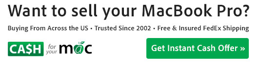 Sell Your MacBook Pro. Buying From Across the US. Free and Insured FedEx Shipping. Instant Cash Offer.
