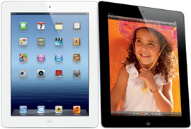 iPad 4th Gen (Wi-Fi Only) 16, 32, 64, 128 GB* Specs (A1458