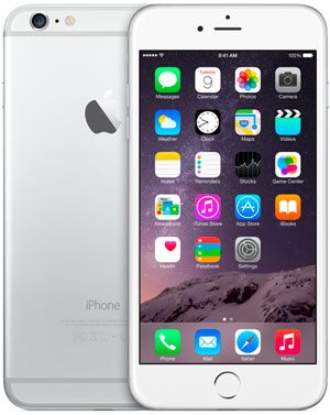 apple iphone 6 plus silver
