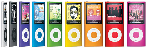 iPod nano 4th Gen 8 GB, 16 GB* Specs (iPod nano 4th Gen, A1285 