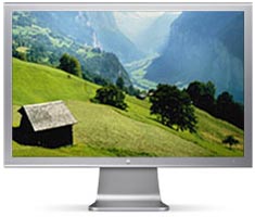Apple Cinema HD Display Monitor A1082  23" 1920 x 1200 Widescreen USATO Grade B 