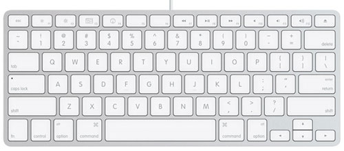 Apple keyboard with number pad