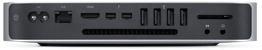 Mac mini Late 2014 Ports & Connectors
