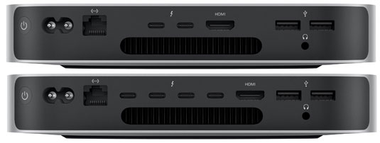 Apple Mac mini 2023 Ports