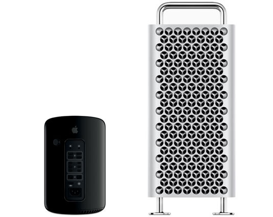 Mac Pro Cylinder and 2019 Tower