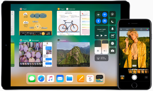 iOS 11 on iPad and iPhone