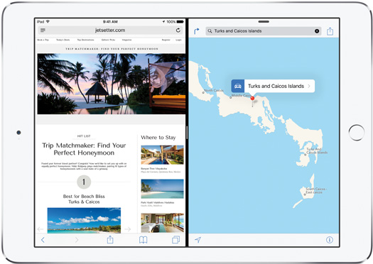 iOS 9 iPad Split View