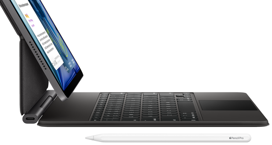 iPad Air M4 with Black Magic Keyboard