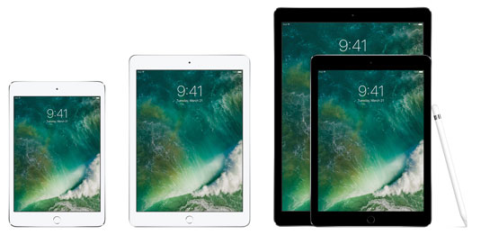 iPad Early 2017 Lineup