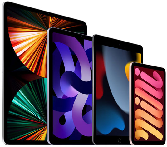 Apple iPad Lineup 2022