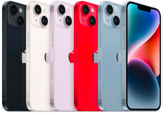 iPhone 14, iPhone 14 Plus Back Colors