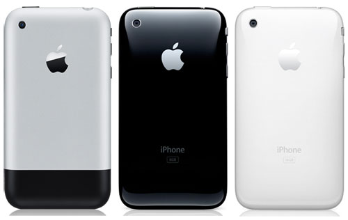 iphone 1 vs 2 vs 3 vs 4 vs 5