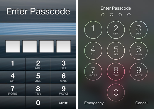 Please enter screen passcode to unlock the device item tracking info