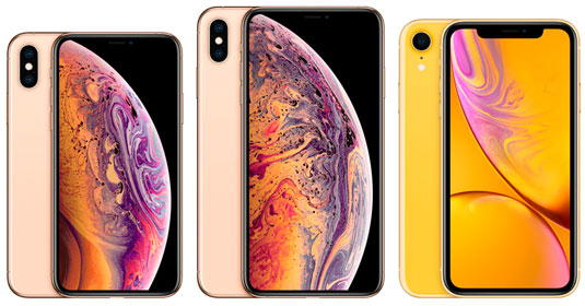 Apple iPhone XS, XS Max, XR Gold