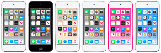 iPod touch 6th/7th Gen Colors