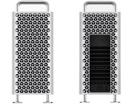 Mac Pro 2019 Front and Back