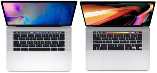 15-Inch and 16-Inch 2019 MacBook Pro Touch Bar