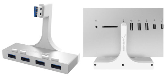 Great Barrier Reef Proportional Indica Best USB 3/USB-C Hubs for Aluminum iMac Tapered Edge: EveryMac.com