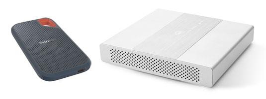 SanDisk Extreme and OWC Mercury Elite Pro Dual mini (USB-C)