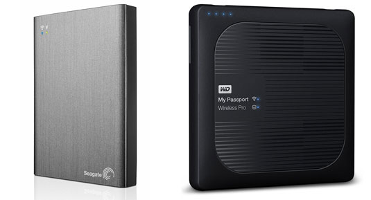 Seagate Wireless Plus, Western Digital My Passport Wireless Pro