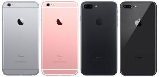 iPhone 6, 6s, 7, and 8