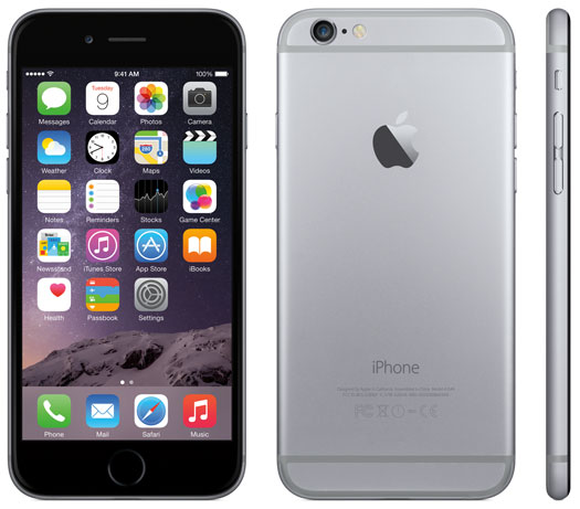 iPhone 6 -- Front, Back & Side