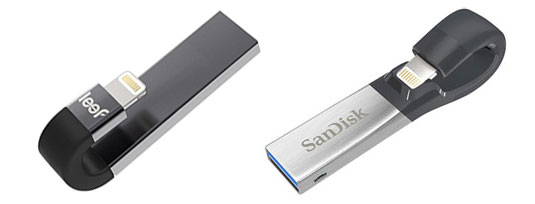 SanDisk iXpand and LEEF iAccess