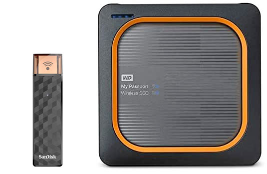 SanDisk Connect Wireless Stick and WD My Passport